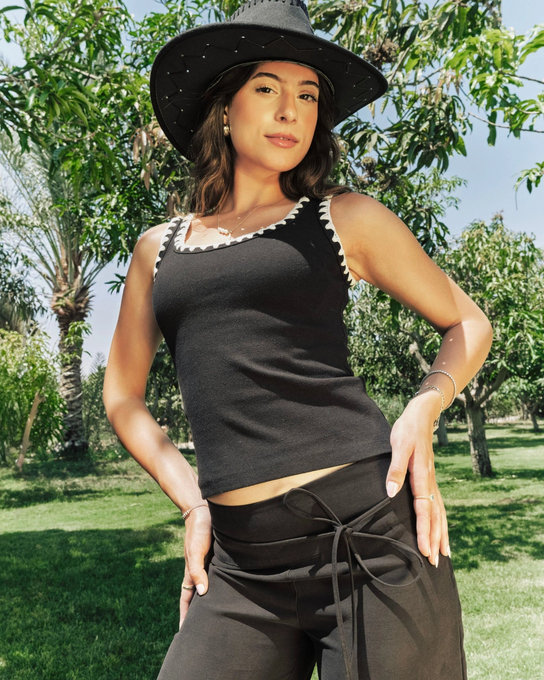 Hand-Stitched Tank Top