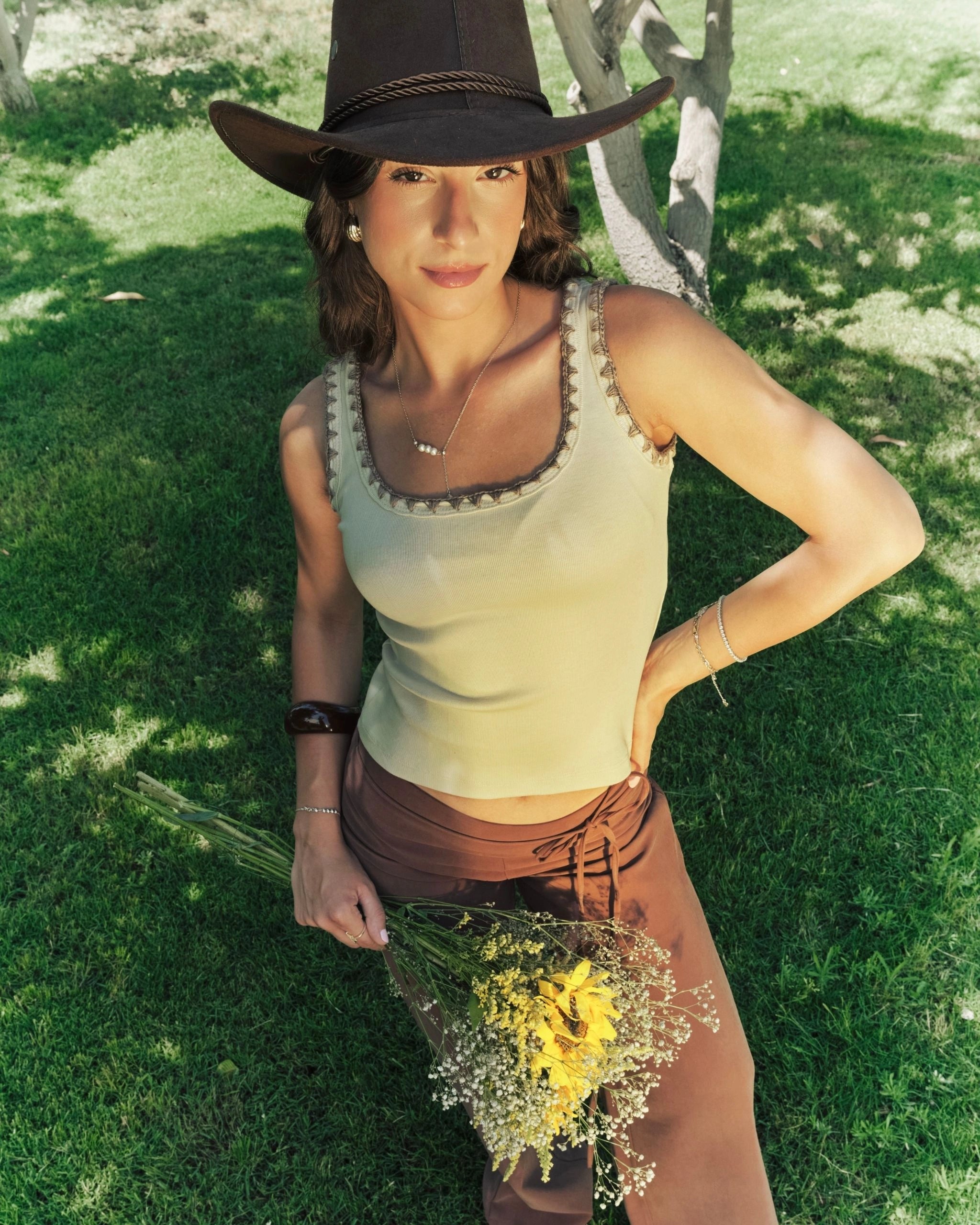 Hand-Stitched Tank Top