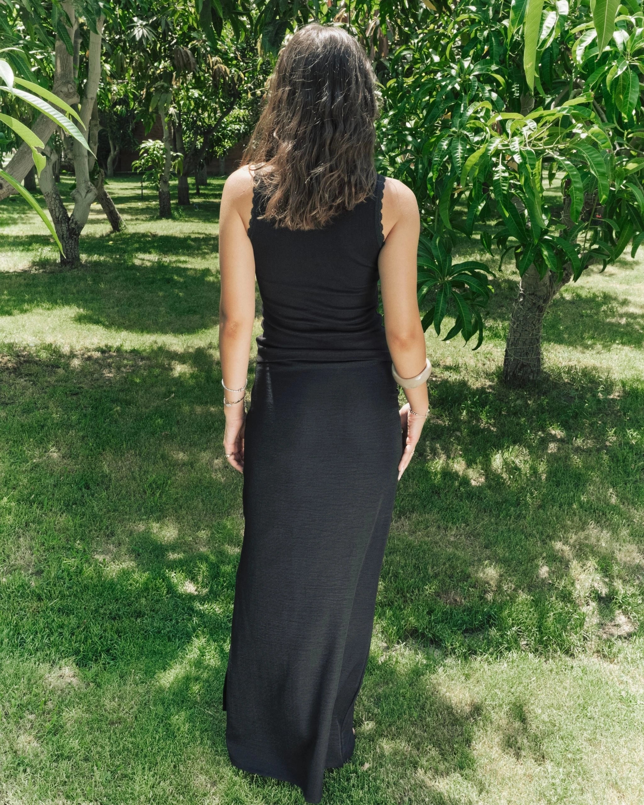 Straight Maxi Skirt