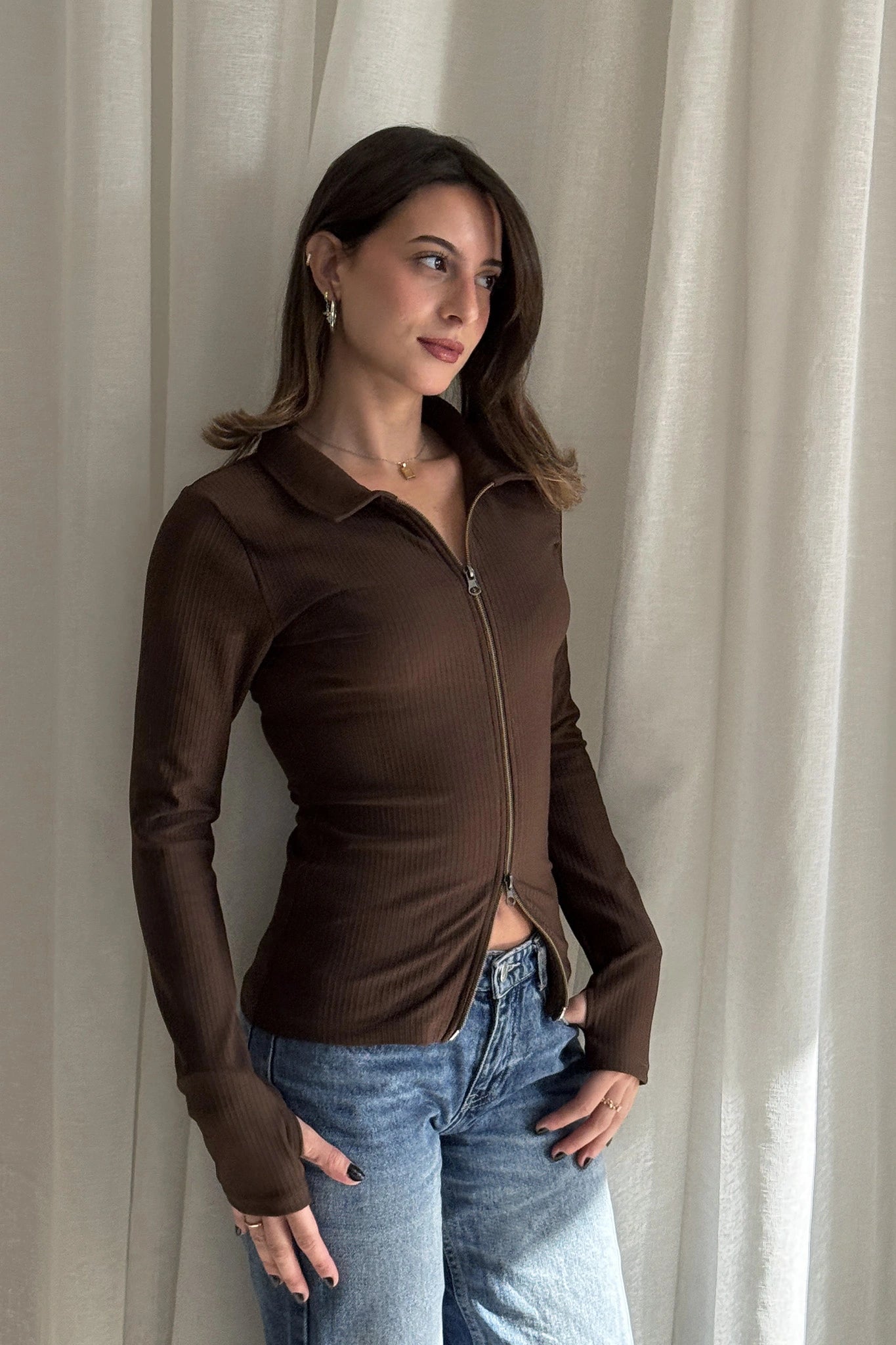 Double Zip Long Sleeve