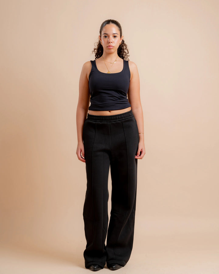 JEN EG WIDE LEG PANTS PINTUCKS WOMAN