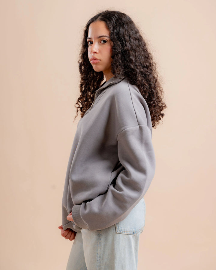 JEN Unisex Quarter Zip Sweatshirt