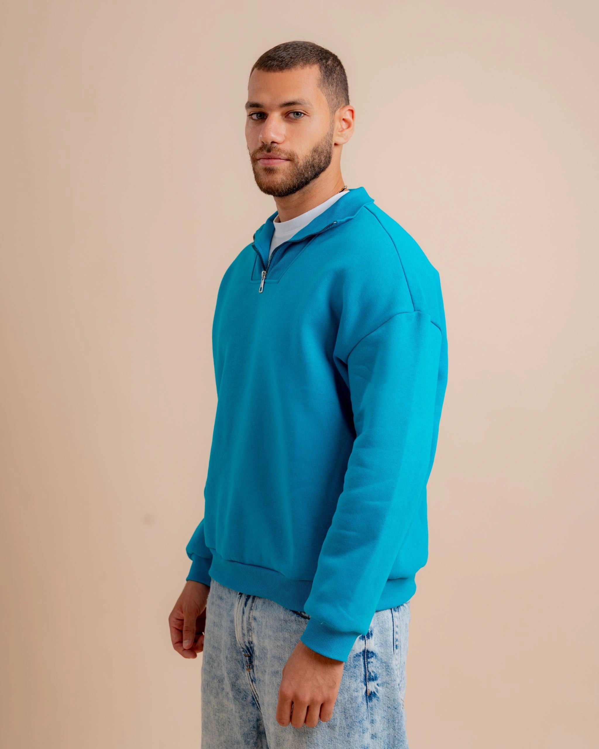 JEN Unisex Quarter Zip Sweatshirt