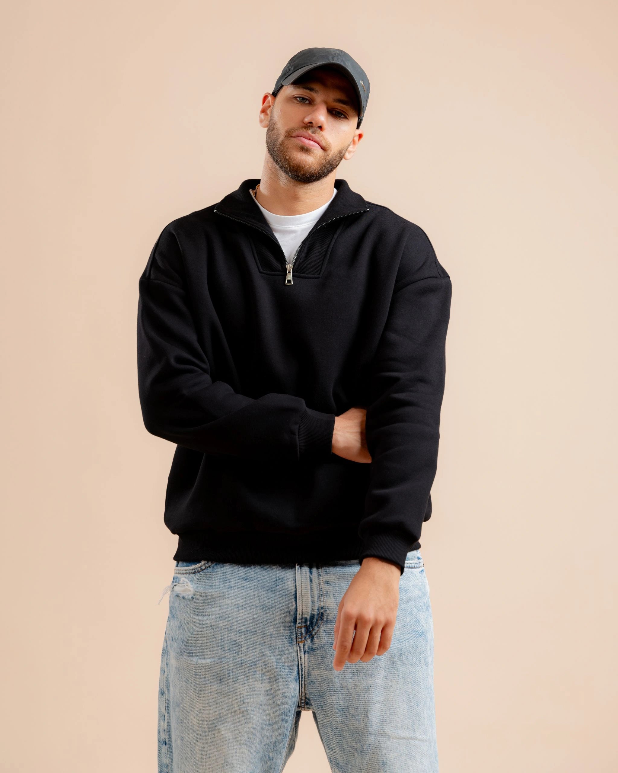 JEN Unisex Quarter Zip Sweatshirt