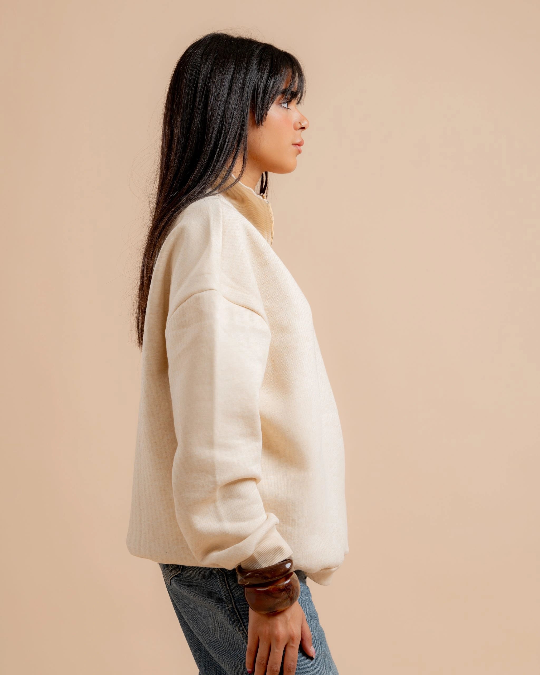 JEN Unisex Quarter Zip Sweatshirt