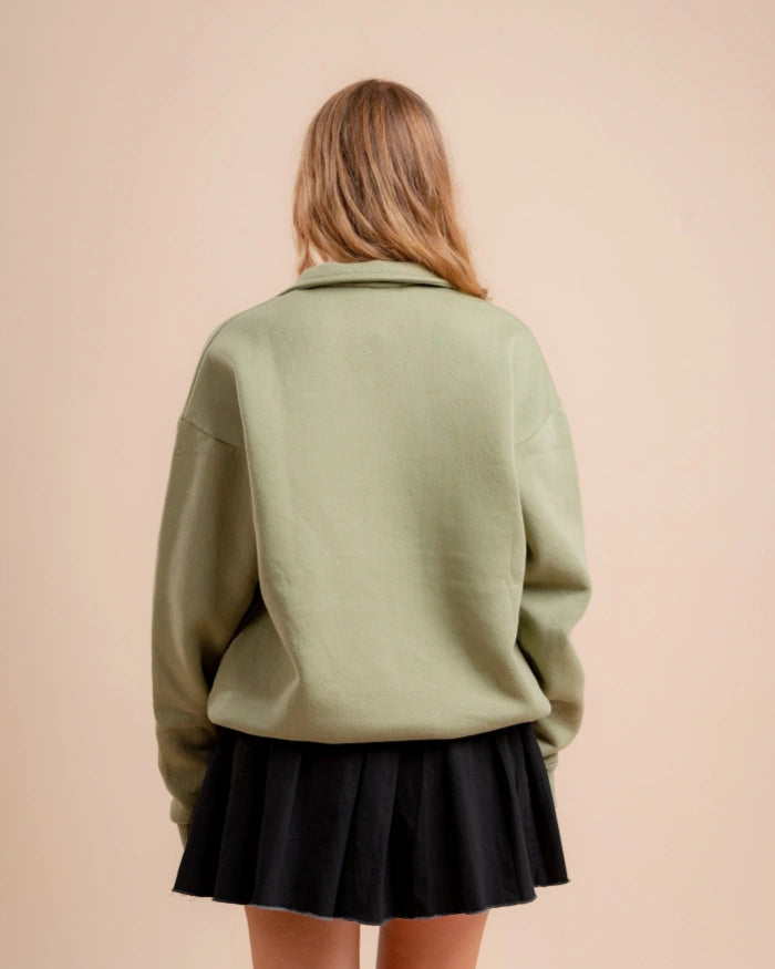 JEN EG SWEATSHIRT COLLAR TOP WINTER COLLECTION VOL2.0