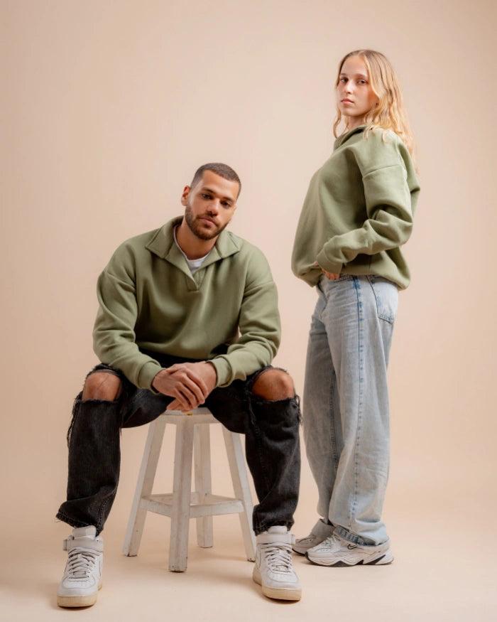 JEN EG SWEATSHIRT COLLAR TOP WINTER COLLECTION VOL2.0