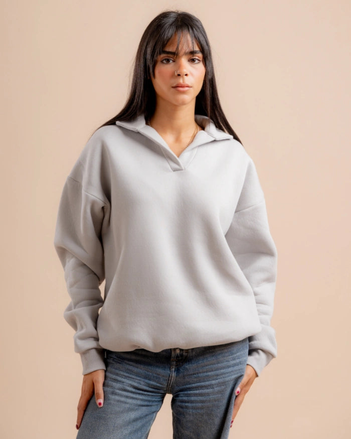 JEN EG SWEATSHIRT COLLAR TOP WINTER COLLECTION VOL2.0
