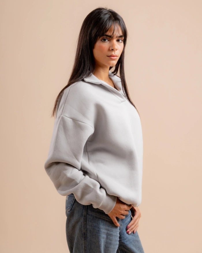 JEN EG SWEATSHIRT COLLAR TOP WINTER COLLECTION VOL2.0