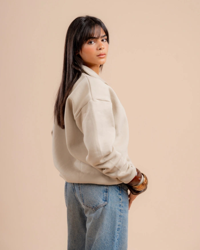 JEN EG SWEATSHIRT COLLAR TOP WINTER COLLECTION VOL2.0