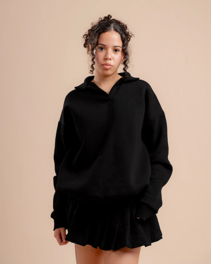 JEN EG SWEATSHIRT COLLAR TOP WINTER COLLECTION VOL2.0