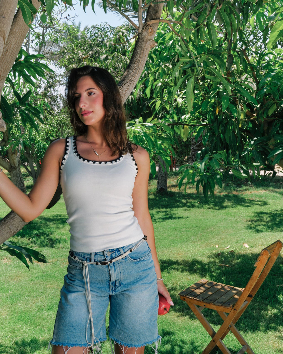 Hand-Stitched Tank Top