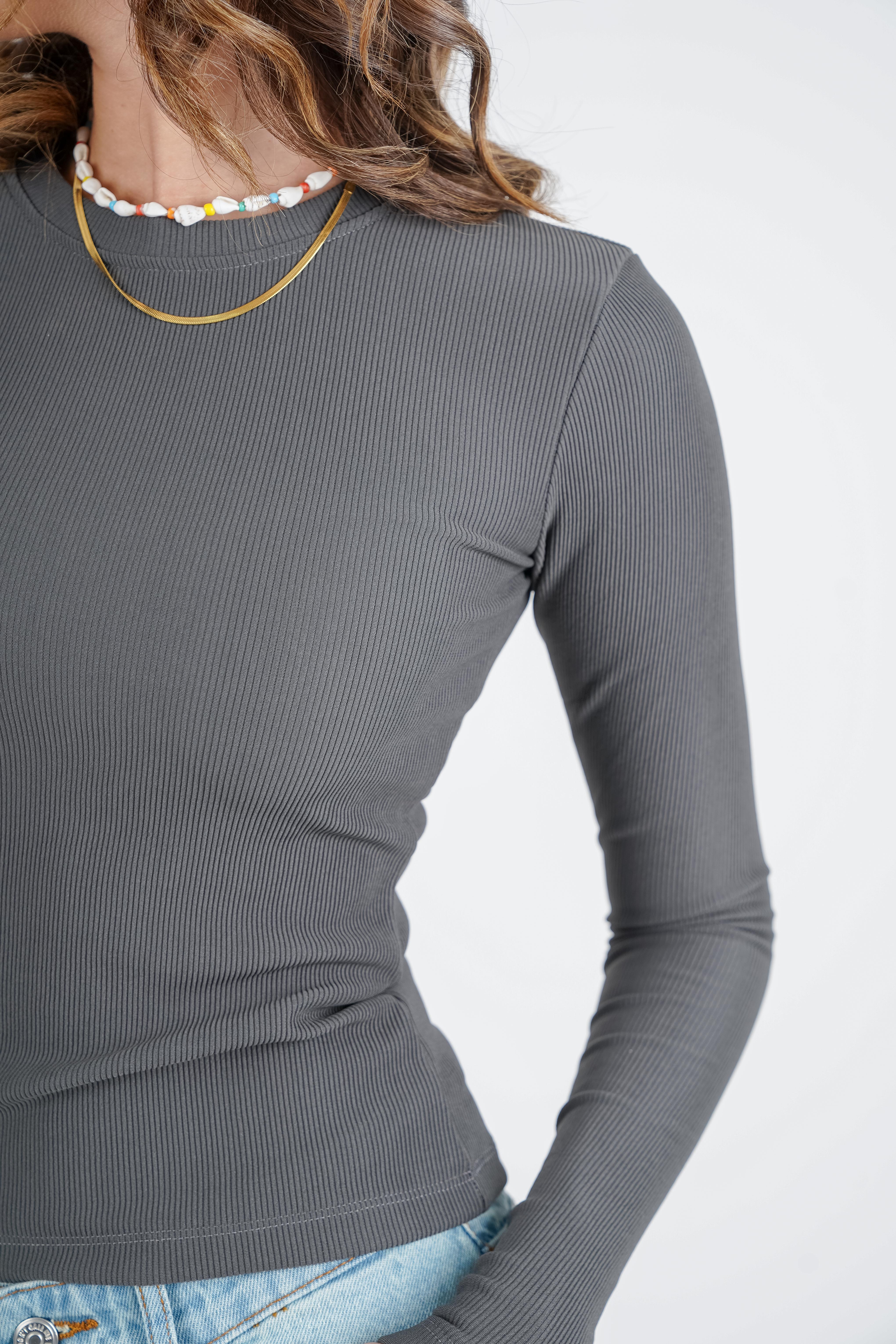 Long-Sleeve Basic Top