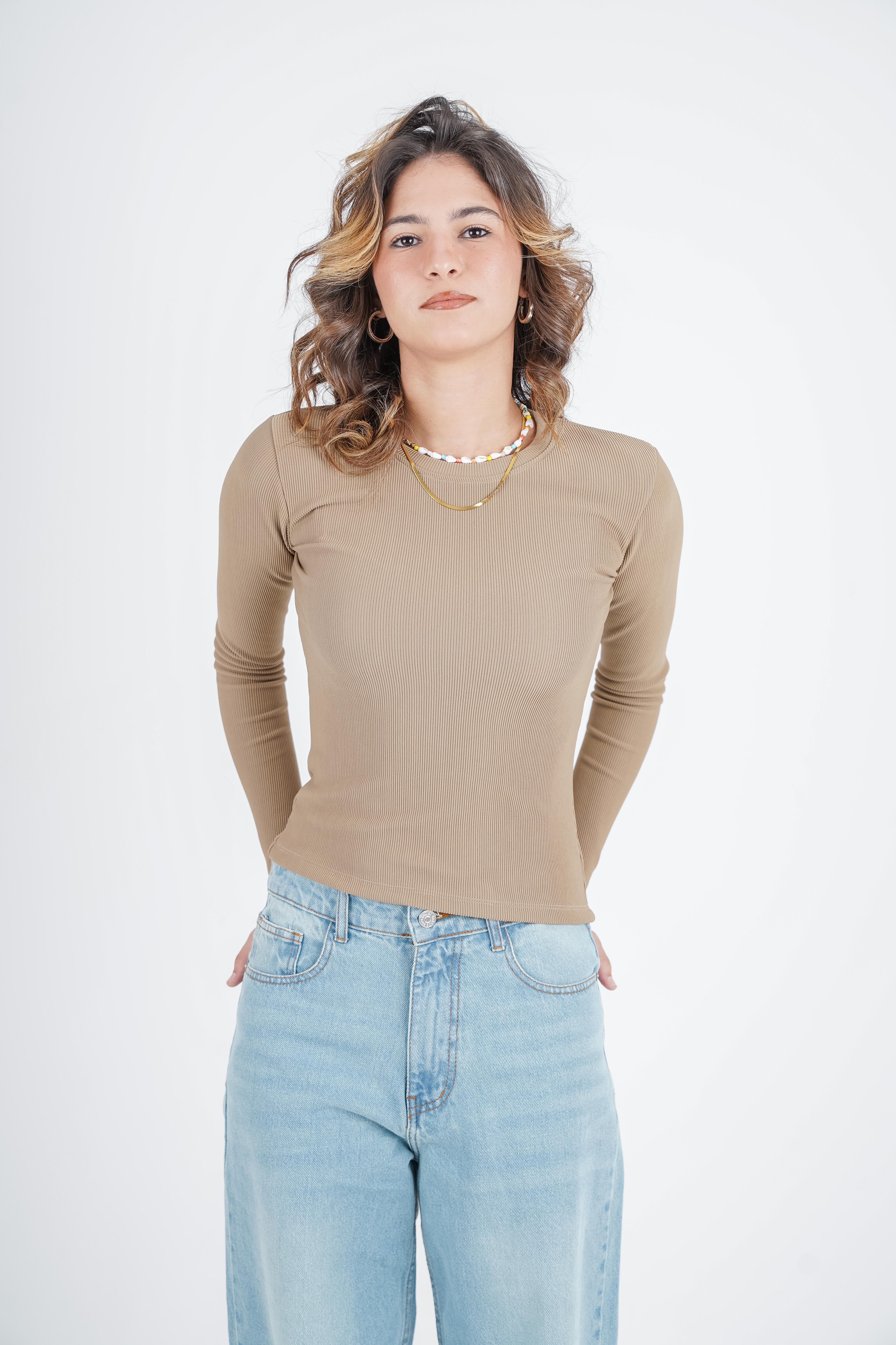 Long-Sleeve Basic Top