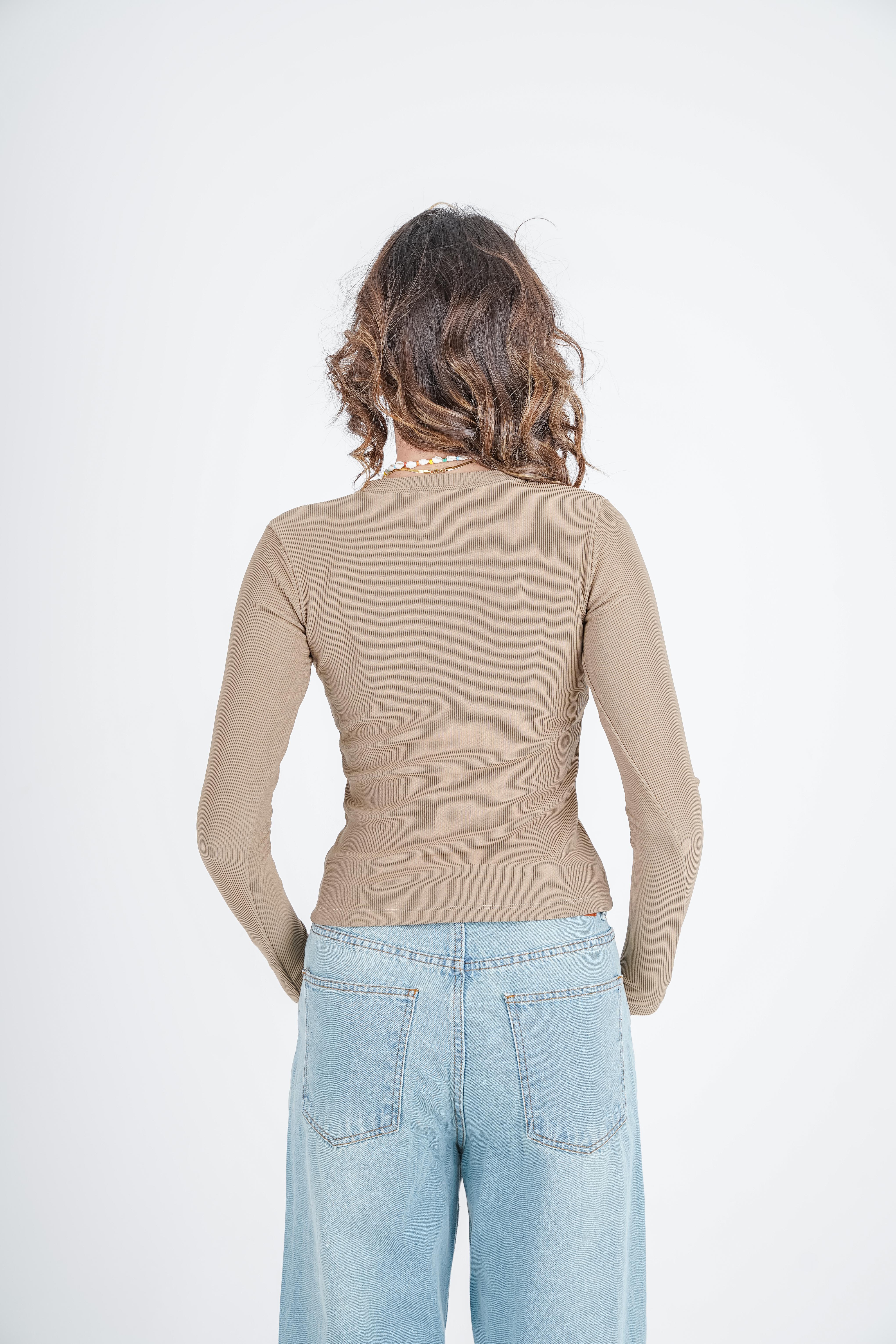 Long-Sleeve Basic Top