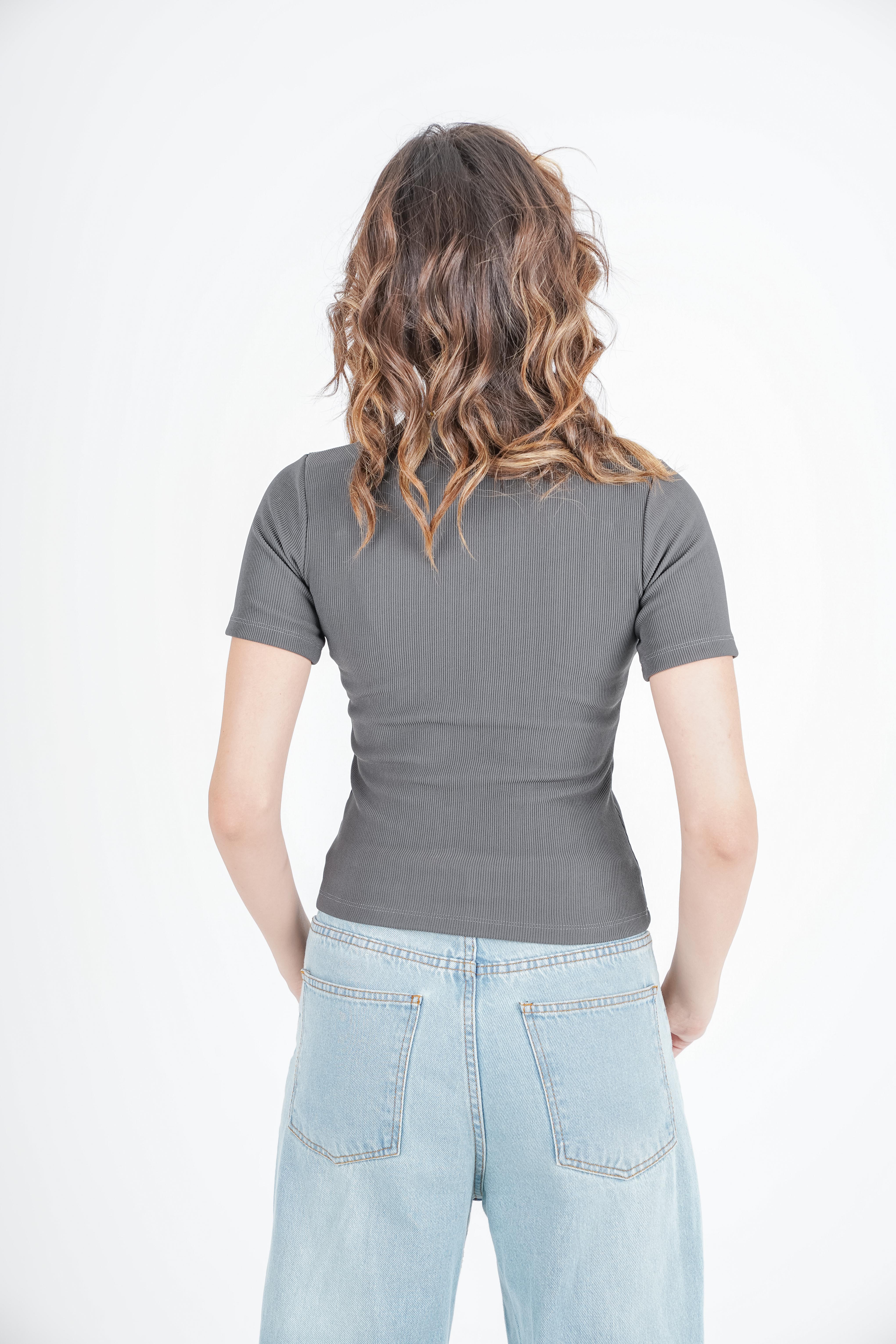 Half-Sleeve Basic Top