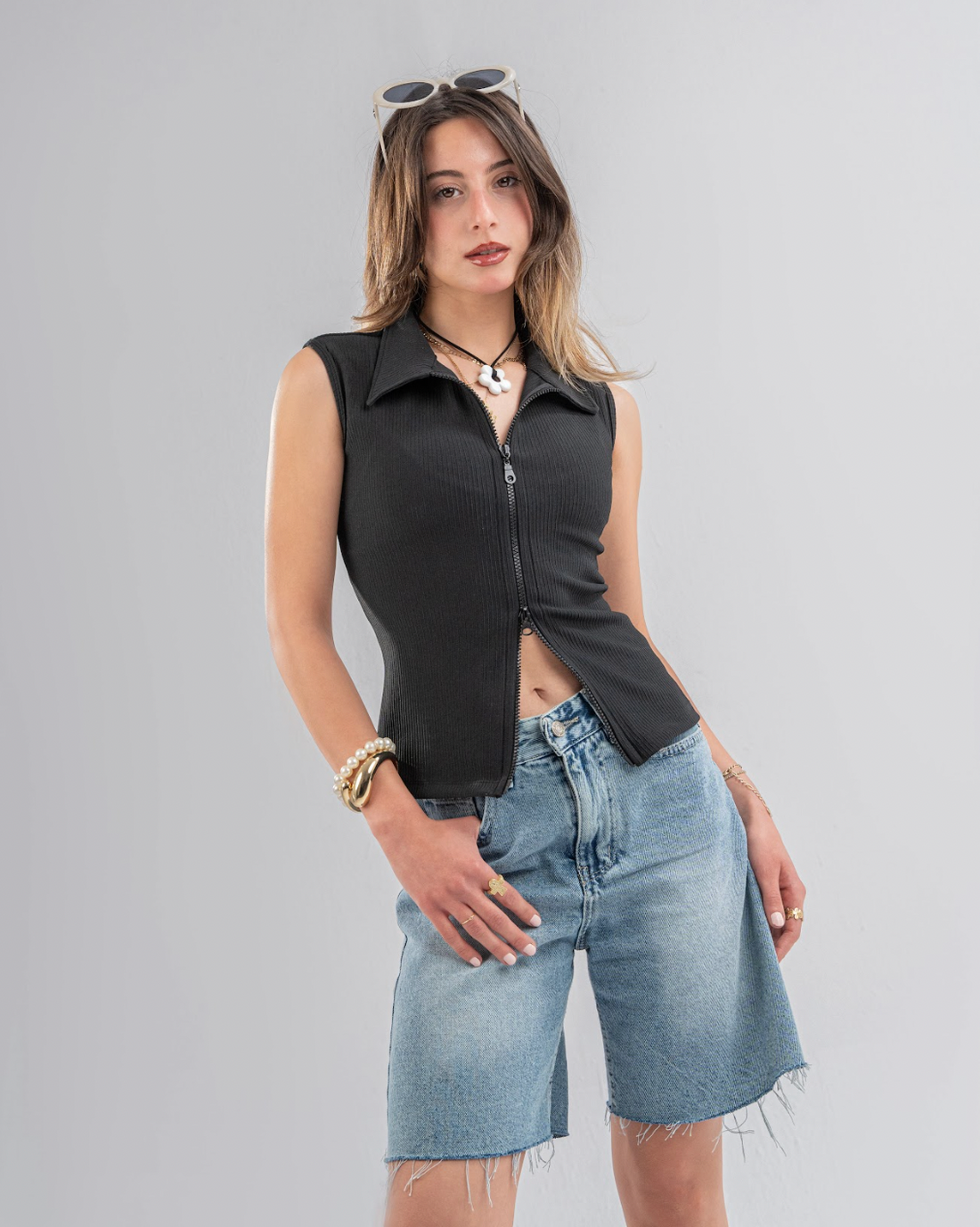 Double Zipper Top - Summer Edition