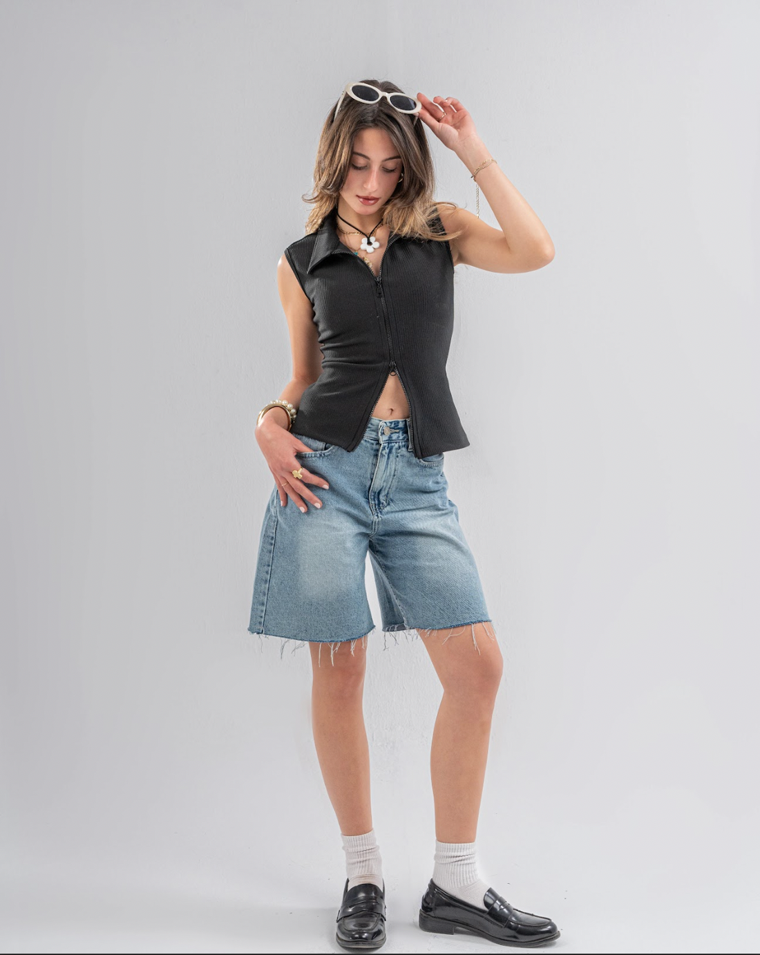 Double Zipper Top - Summer Edition
