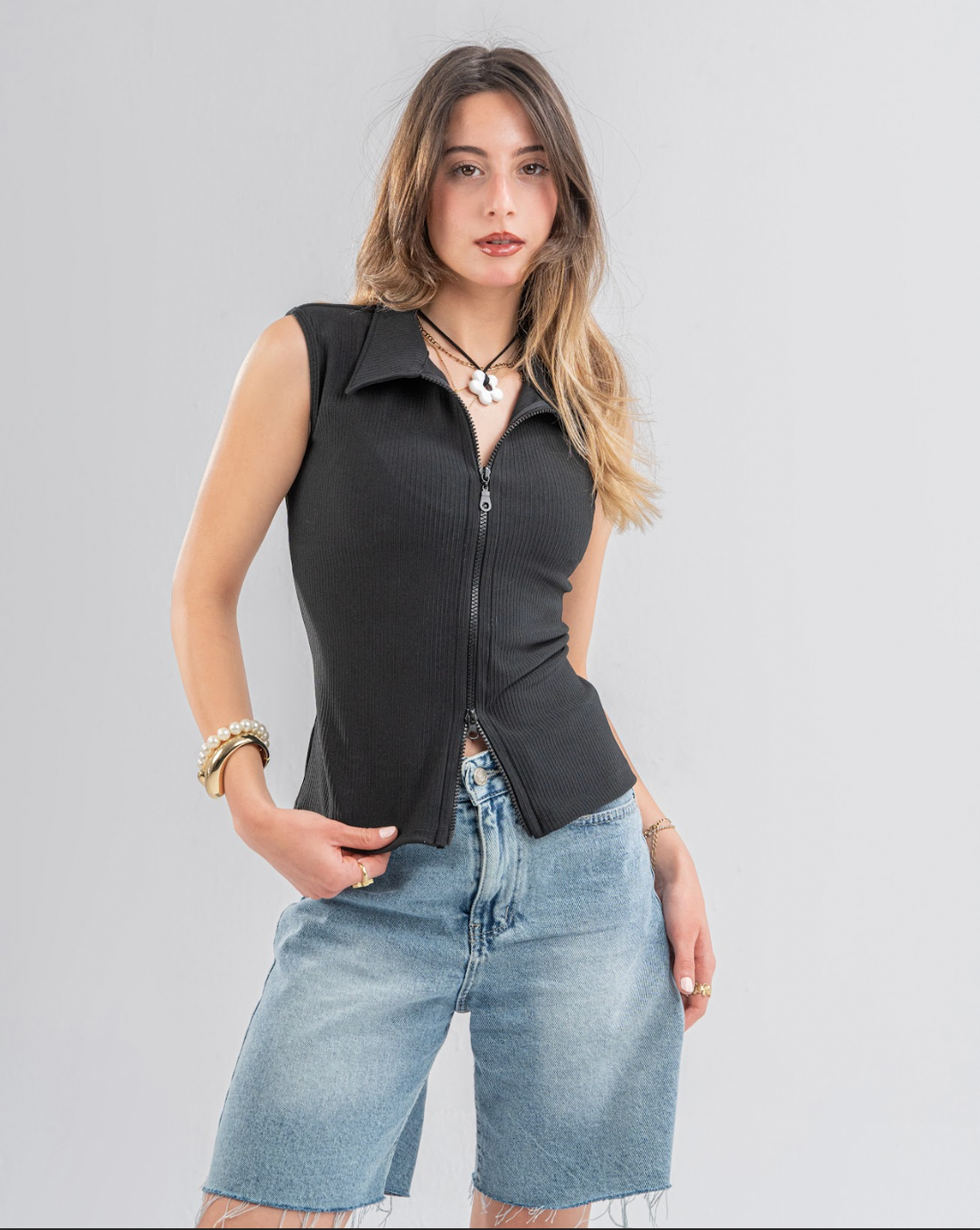 Double Zipper Top - Summer Edition