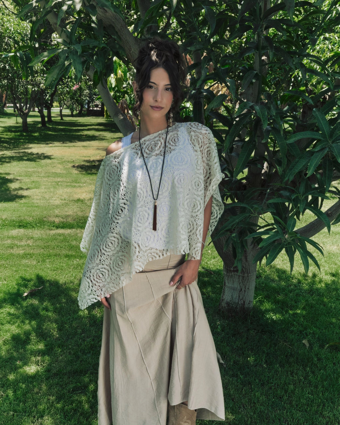 Lace Poncho