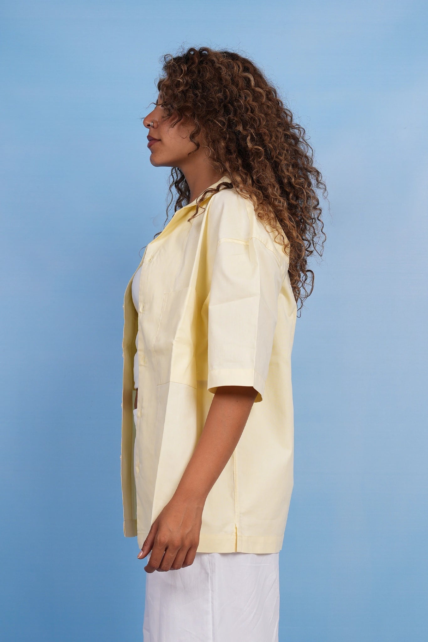 Yellow Linen Shirt